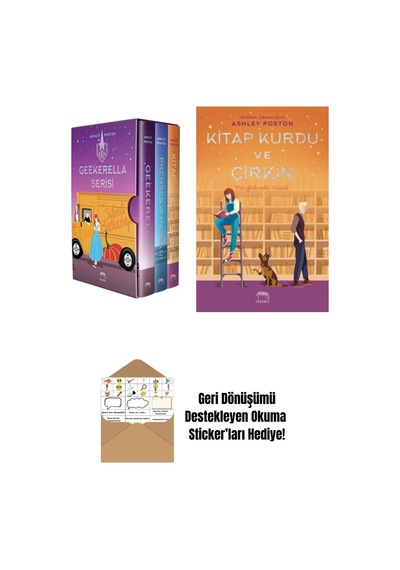 Geekerella Serisi Kutulu Set 3 Kitap + Kitap Kurdu Ve Çirkin