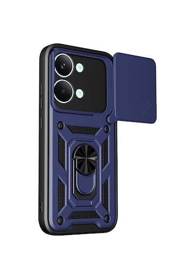Newface - 503 - Xiaomi Poco X8 Pro Max Pars Lens Yüzüklü Silikon - Csmo-tex - - Lacivert