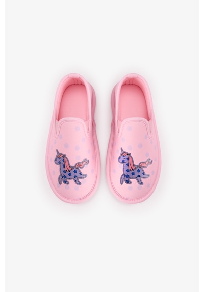 Penti Kız Çocuk Pembe Loving Unicorn Dokulu Patik Pk32