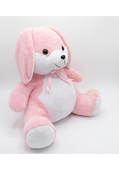 Yumoş Tavşan Büyük Boy Pembe 55 Cm