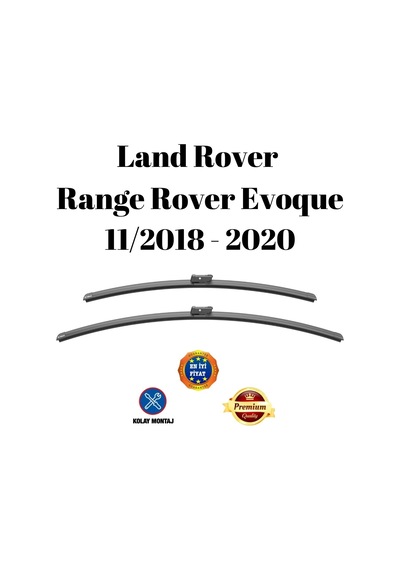 Land Rover Range Rover Evoque 2018 2019 2020 Uyumlu Araca Özel Ön Cam Muz Tipi Silecek Süpürgesi Takımı 65/53cm 2li Set Silbak