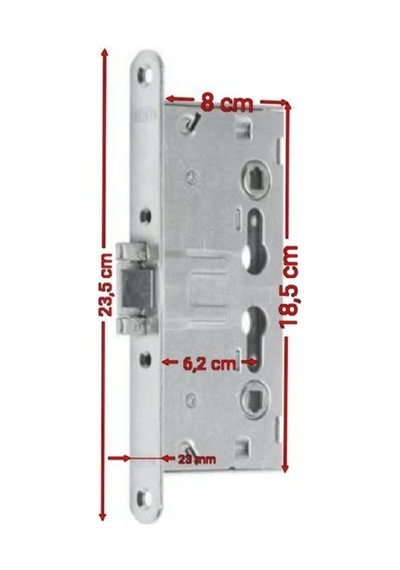 Dorma Kaba Omni Multilock Mızraklı Mızraksız Panik Bar Kilit İçin İç Gömme Panik Bar Kilidi
