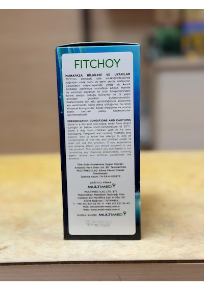 Fitchoy Deniz Yosunu Karışımlı Bitki Çayı 60 Süzen Poşet Mate, Kiraz Sapı Ve Bitkisel Karışım