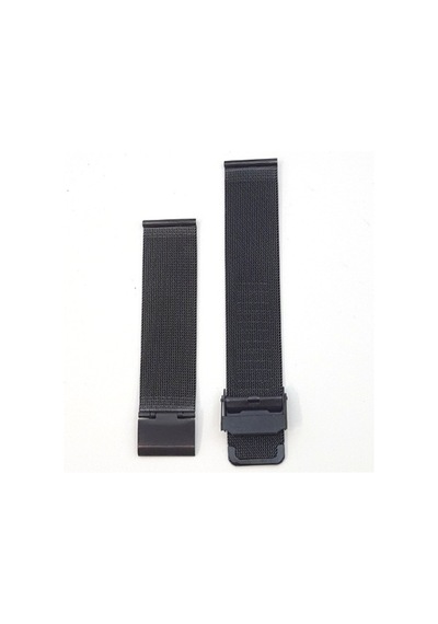 Hasır Kol Saat Kordonu Siyah Ince Çelik 20 Mm ( Ø 1,5)