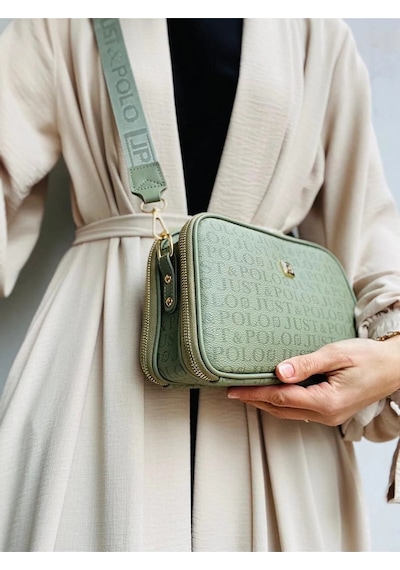 Just Polo Kadın Yeşil Orta Boy Şıklığı Ve Konforu Buluşturan Omuz Çantası Shoulder Bag 342053mh