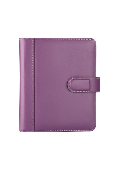Organizer Ajanda Tarihsiz Çizgili 4 Halkalı 19.5x23 CM - Lila