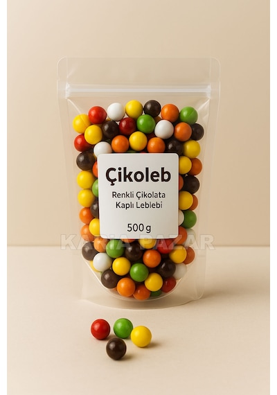 Çikoleb 500 G Renkli Çikolata Kaplı Leblebi