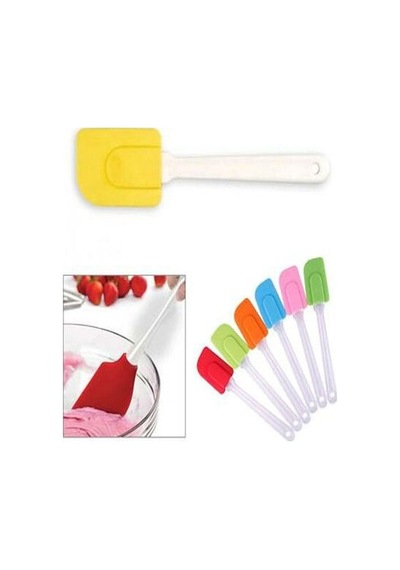 Renkli Spatula - Büyük Çok Renkli