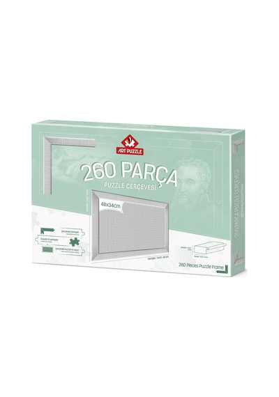 Art Puzzle Beyaz 260 Parça Demonte Puzzle Çerçevesi