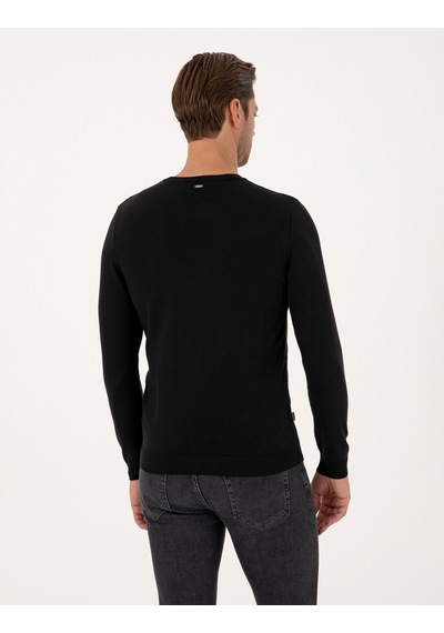 Pierre Cardin Erkek Siyah Kazak /triko 50315584-vr046 Siyah