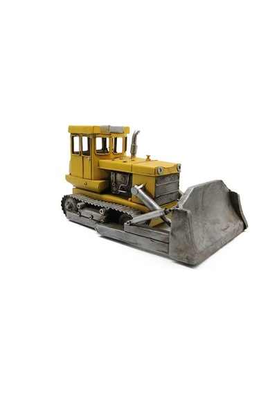 Dekoratif Metal Buldozer