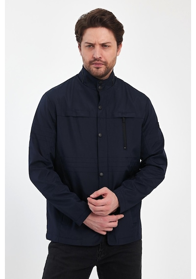 Sivaist Erkek Lacivert Regular Uzun Mevsimlik Pamuk Polyester Karışımlı Safari Mont - Lacivert Sivaist Erkek Lacivert Regular Uzun Mevsimlik Pamuk Polyester Karışımlı Safari Mont - Lacivert