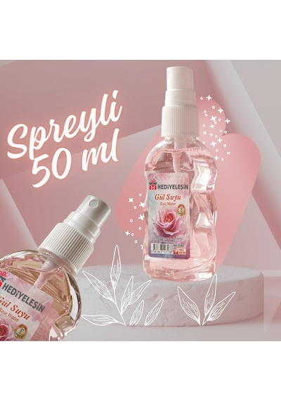 Hediyeleşin Gül Suyu Sprey 112 x 50 ML