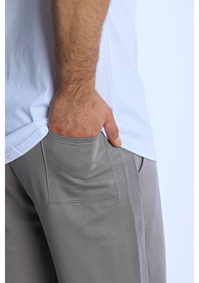 Eg38 Düz Baggy Eşofman Koyu Gri Koyu Gri