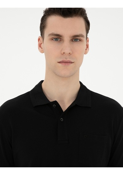 Pierre Cardin Erkek Siyah Tişört Basic 50280753-vr046 Siyah