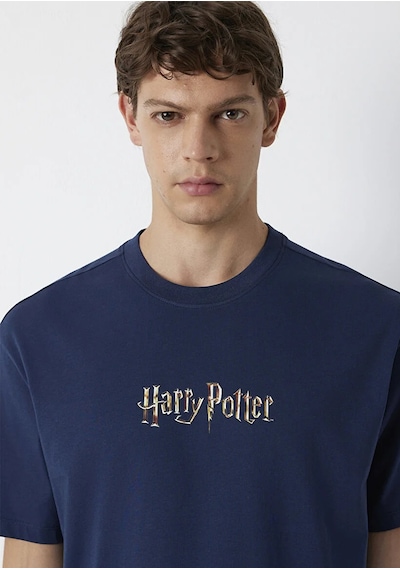 Mavi M0613450-70497 Mavi Harry Potter Baskılı T-shirt Erkek Tişort Lacivert