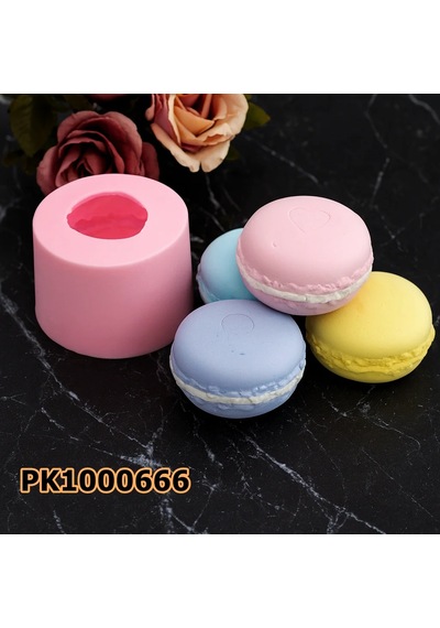 Pk1000666 - Silikon Kalıp Mum Kalıbı - Makaron Büyük Boy Renksiz