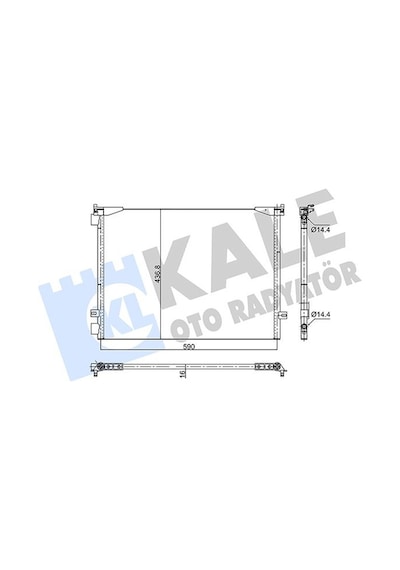 Kale-radyator Klima Radyatörü Kondansatörü Radyatörü Renault Trafıc Iı 01 14 Opel Vivaro 01 14 1.9dci 352580 91168643 7700312901 8200073912