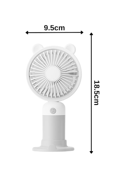 Taşınabililir Mini Usb Şarjlı 3 Kademeli El Masaüstü Vantilatör Fan Soğutucu Ym88216 Gri