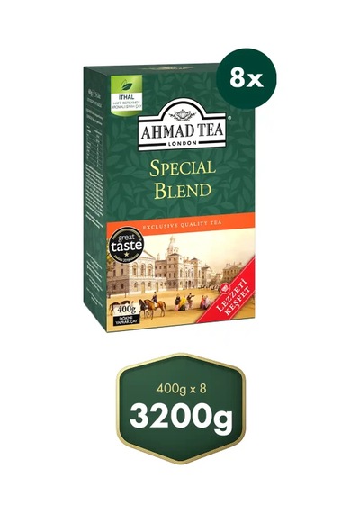 Ahmad Tea Special Blend Dökme Siyah Çay 8 Li Avantaj Paket 3.2 Kg 8 X 400 Gr