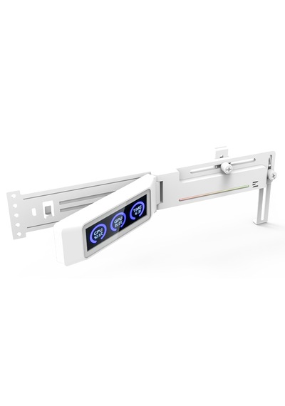 Zalman Zm-vs3 Ds White Dijital Göstergeli Ekran Kartı Destek Aparatı