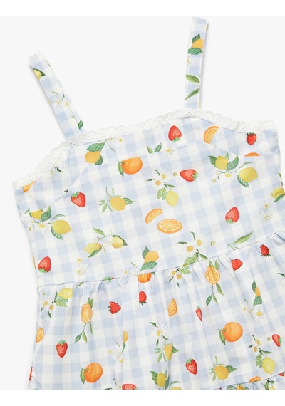 Koton Pamuklu Poplin Dantel Detaylı Meyve Desenli Bol Kalıp Katlı İnce Askılı Elbise Mavi Desenli 5skg80155aw Mavi Desenli Koton Pamuklu Poplin Dantel Detaylı Meyve Desenli Bol Kalıp Katlı İnce Askılı Elbise Mavi Desenli 5skg80155aw Mavi Desenli