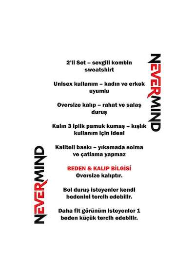 Stronger Together Yazılı Aslan Kaplan Baskılı Beyaz Sevgili Kombi Pembe