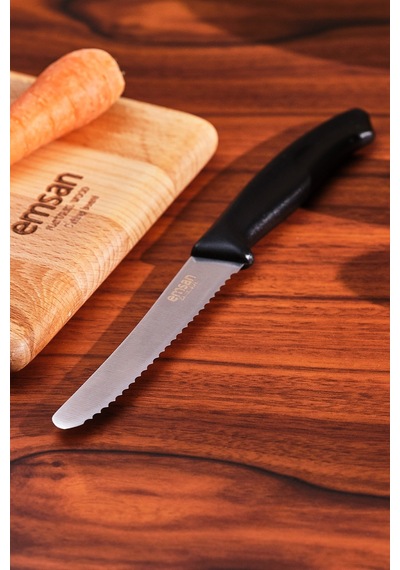 Emsan Nix Domates Bıçağı 22 Cm Siyah