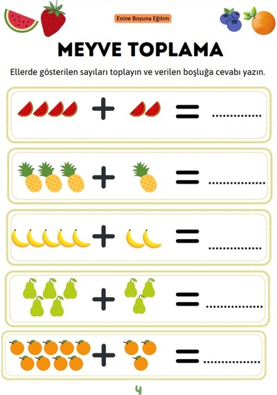 Okul Öncesi Pratik Matematik Kitabı