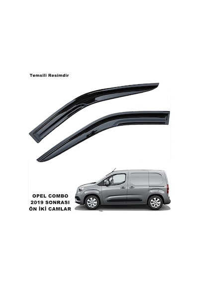 Opel Combo Mügen Cam Rüzgarlığı 2019 Sonrası 2 Li Set