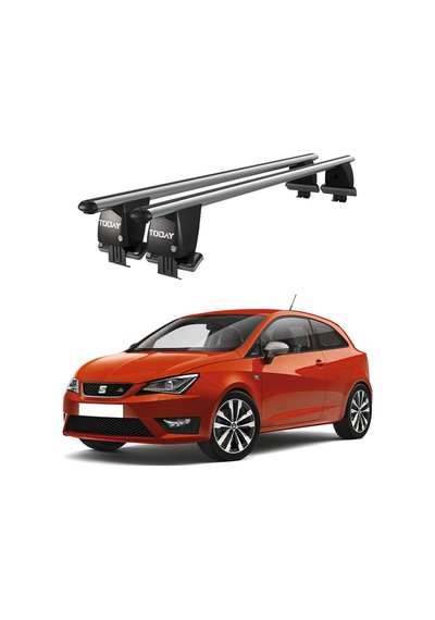 Royal Seat Ibiza Iv 2008-2017 Uyumlu Gri Kilitli Ara Atkı Port Bagaj Tavan Barı