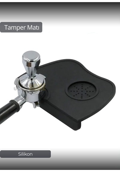 Tamper Matı Silikon Kahve Tamper Matı siyah
