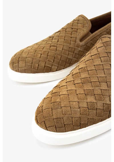 Valmenti Erkek Hakiki Deri Tarçın Loafer Ayakkabı 1149 Style-3 Erk Ayk Y26 Tarcın Suet