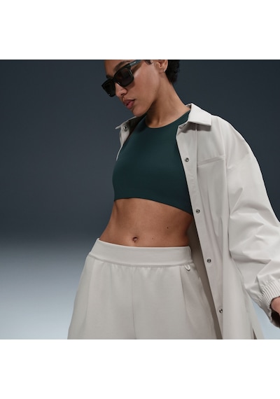 Nike 24.7 Dri-fıt Short Soft Knit Yumuşak Kumaş Kadın Bej Şort-sportxstore