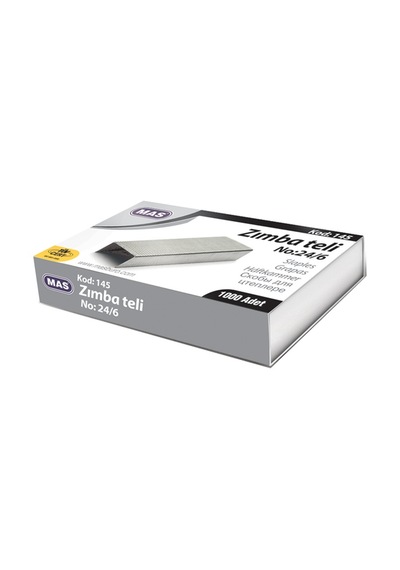 Mas Zımba Teli 24/6 Beyaz 145- 10 Lu Paket