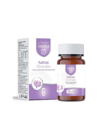 Erbatab Safran Ekstresi, L-teanin & Glisin Kompleksi 30 Kapsül