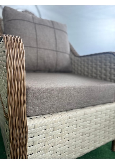 Tu Tienda Ravenna 3 1 1 Masa 2 Puf Bahçe Balkon Mobilyası,sütlü Kahve Kayrak Gri Tu Tienda Ravenna 3 1 1 Masa 2 Puf Bahçe Balkon Mobilyası,sütlü Kahve Kayrak Gri