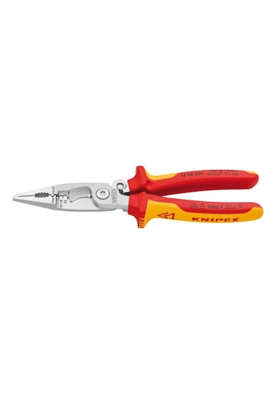 Knipex 13 96 200 Çok Fonksiyonlu Elektrikçi Pense, 200 Mm, Vde