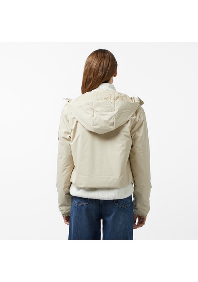 Rains Lohja Short Insulated W3t1 Kadın Krem Yağmurluk
