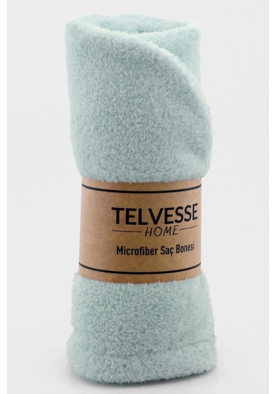 Mikrofiber Saç Havlusu Plaj Deniz Havuz Bonesi Banyo Saç Kurutma Baş Havlusu Turkuaz