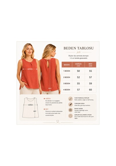 Duygu Altıntaş %100 Müslin Kadın Kolsuz Bluz Yan Düğme Detaylı, Rahat Kesim, Yazlık Şıklık Kiremit-müslin - 875949841 Kiremit-müslin - 875949841 Kiremit-müslin Duygu Altıntaş %100 Müslin Kadın Kolsuz Bluz Yan Düğme Detaylı, Rahat Kesim, Yazlık Şıklık Kiremit-müslin - 875949841 Kiremit-müslin - 875949841 Kiremit-müslin