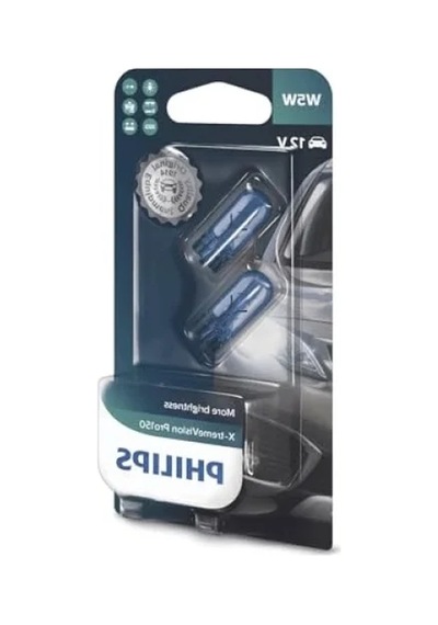 12v T10 W5w 2'li Ampul Seti - Yüksek Parlaklık