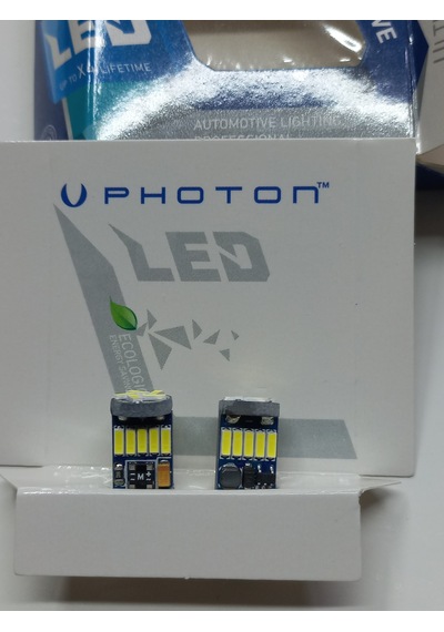 Photon Ph7023 12v T10 Dipsiz Ampul 15 Led 2 Li Set - Beyaz Işık