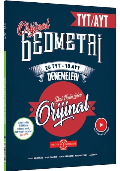 Orijinal Yayınları Tyt Ayt Geometri 26 Tyt 18 Ayt Deneme