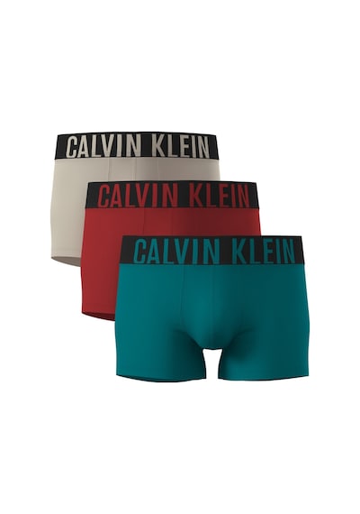 Calvin Klein Erkek Trunk 3'lü Paket Çok Renkli Boxer-15714 Yeşil