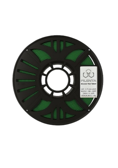 Filenta Yeşil Pla Premium Filament 1.75mm 1kg