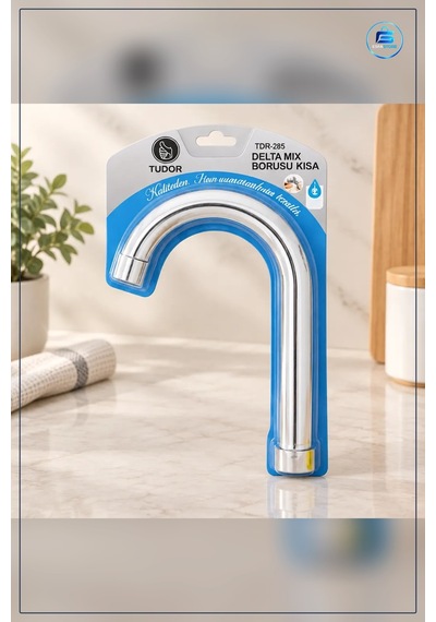 Kısa Delta Mix Boru Blisterli Banyo Tesisatı Musluk Bağlantı Lava