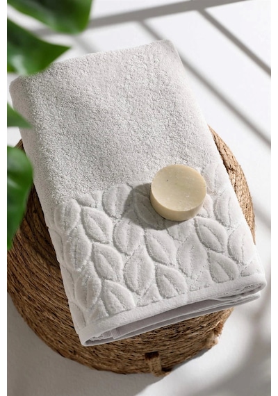 Nivemeshome 632 Açık Gri 90x150 Hazal Banyo Havlusu Nurpak Açık Gri