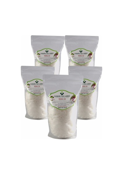 Çankırı Tuz Lamba Granül Kaya Tuzu 5 x 1 KG