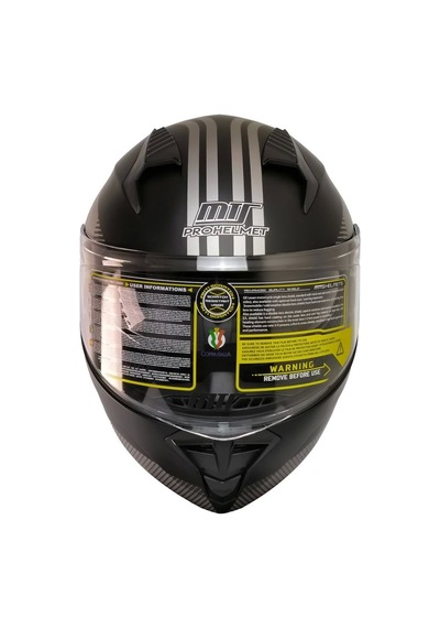Mts 966 WX20 Grey Çene Açılır Kask Gri - Mat Siyah